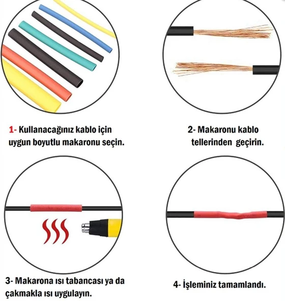 530 PARÇA ISI İLE DARALAN MAKARON SETİ - 4