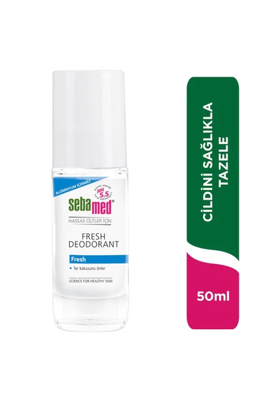 SEBAMED Alüminyum İçermeyen Roll On Fresh 50 ml 4103040905673 - Resim 3