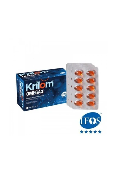 KRILOM Omega 3 50 Yumuşak Kapsül ürün görseli
