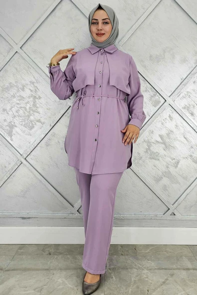 KADIN BELİ BAĞCIKLI TESETTÜR TAKIM - Resim 4