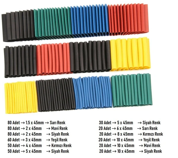 530 PARÇA ISI İLE DARALAN MAKARON SETİ - 2