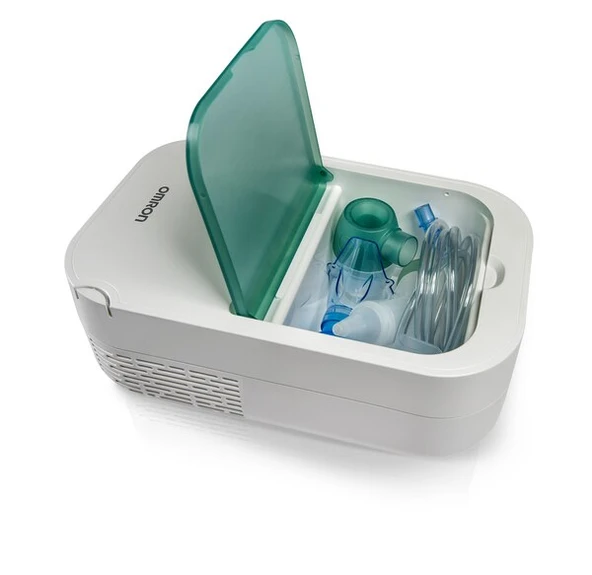 Omron NE-C301E Duobaby Kompresörlü Nebulizatör + Burun Aspiratörü 4015672110342 - Resim 3