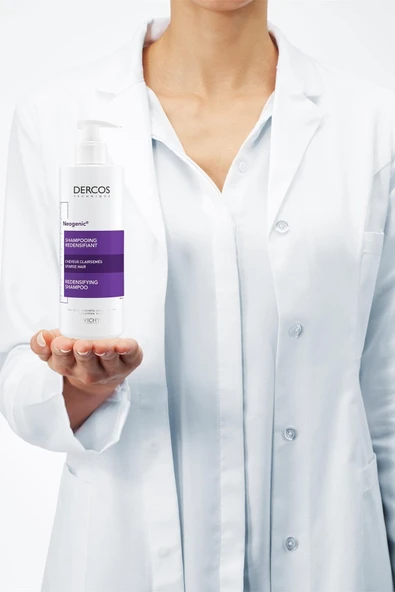 VICHY Dercos Neogenic Saçlar Tellerine Hacim Veren Şampuan 400 ml - Resim 3