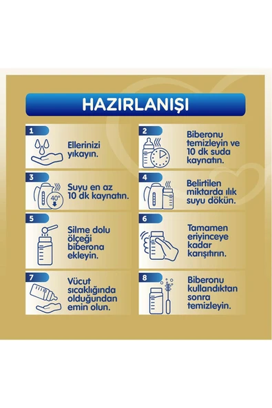 BEBELAC Gold 1 Bebek Sütü 800 g 0-6 Ay - Resim 4