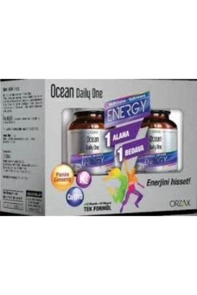 OCEAN Daily One Energy 1+1 (30+30) Tablet 8697595872093 ürün görseli