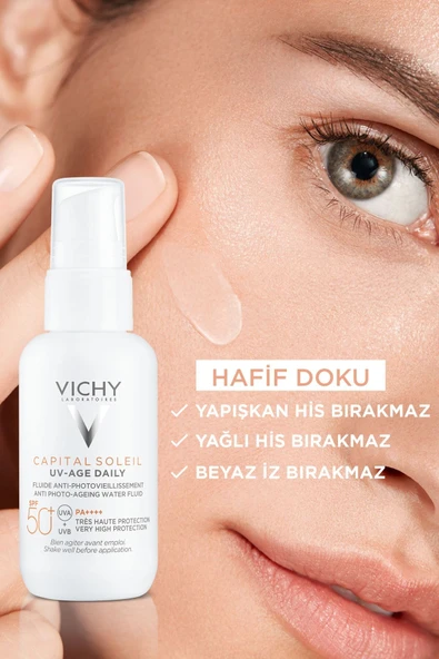 VICHY Capital Soleil Uv Age Daily Spf50+ 40 ml - Resim 3