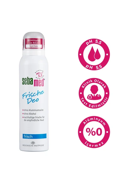 SEBAMED Alüminyum İçermeyen Deodorant Sprey Fresh 150 ml - Resim 4