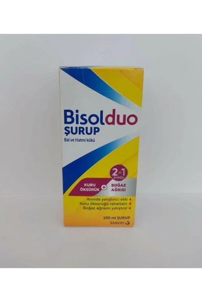 Bisolduo Bal Ve Hatmi Kökü ŞurubU 100 ml 8699809575233 ürün görseli