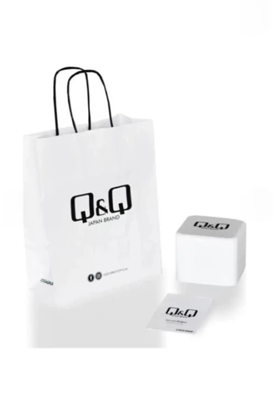 Q&Q Çelik Kordon 2 Yıl Garantili 30 Mt Suya Dayanıklı Kadın Kol Saati  BQ.K.37A-004PY - Resim 4