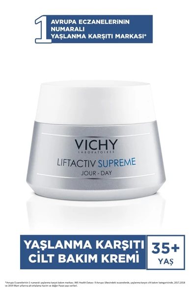 VICHY Liftactiv Supreme Gündüz Bakım Kremi Normal Ve Karma Ciltler 50 ml - Resim 2