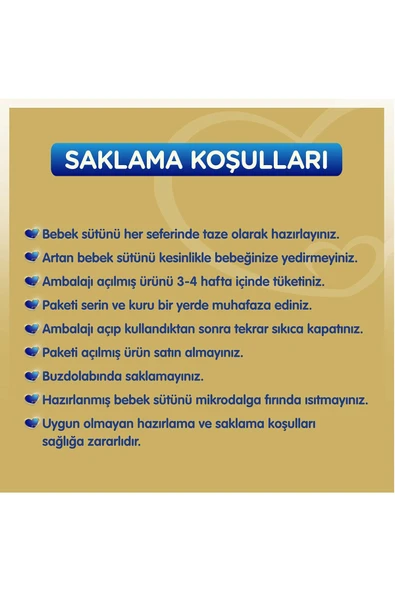 BEBELAC Gold 1 Bebek Sütü 800 g 0-6 Ay - Resim 6