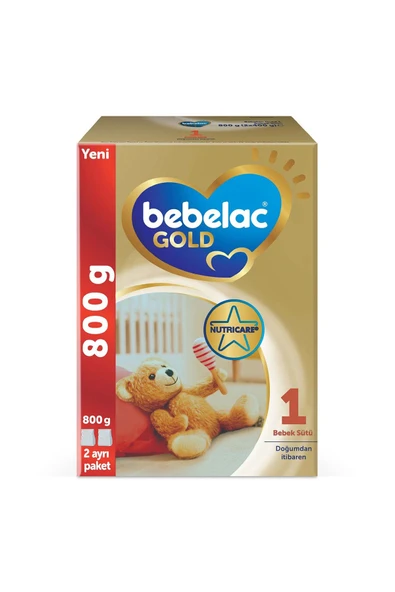 BEBELAC Gold 1 Bebek Sütü 800 g 0-6 Ay - Resim 2