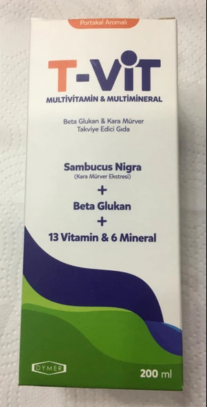 T-VİT MULTİVİTAMİN&MULTİMİNERAL 200 ML - 1