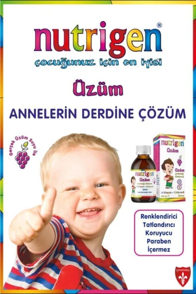 NUTRİGEN Üzüm Şurup 200 ml - Resim 3
