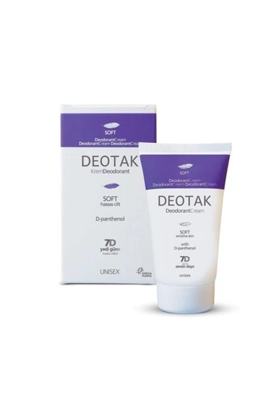 DEOTAK Krem Deodorant Soft 35 ml 8692255100127 ürün görseli