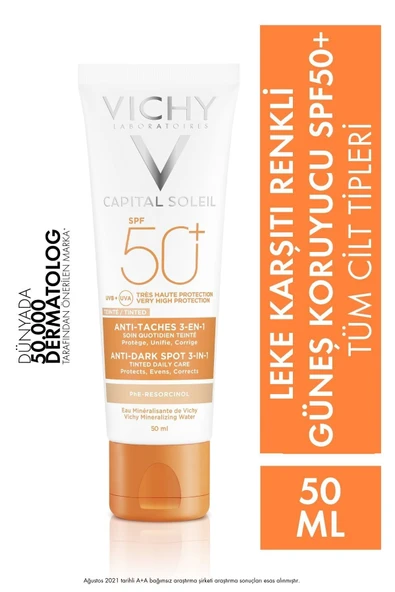 VICHY Capital Soleil Spf50 Anti-dark Spots 50 ml 3337875419802 - 1