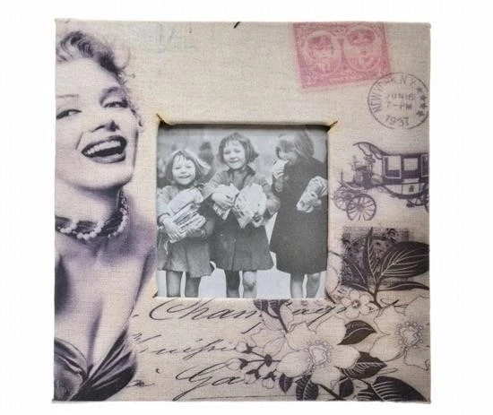 İpek Yıldızı® Decotown Marilyn Monroe Tasarım Resim Ahşap  Fotoğraf Çerçevesi - Resim 2
