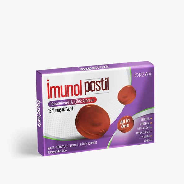 İmunol Karamürver & Çilek 12 Pastil ürün görseli