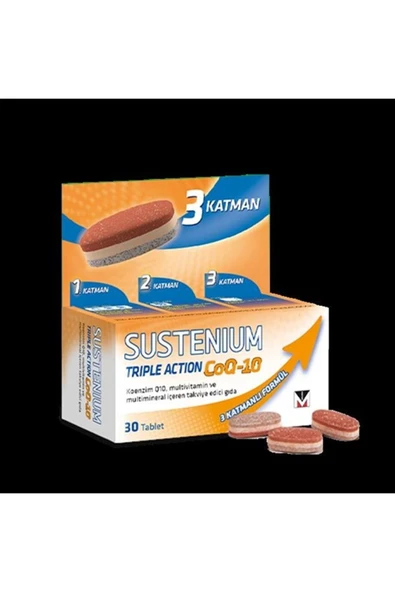 Sustenium Triple Action Coq-10 30 Tablet 8699832010152 ürün görseli