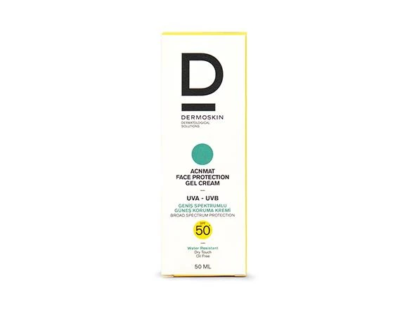DERMOSKIN AcnMat SPF 50+ Güneş Koruyucu Jel Krem 50ML 8697796000509 - 2