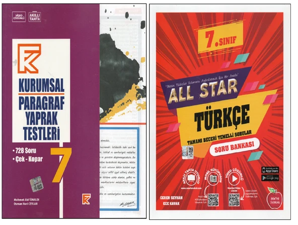 KURMAY 7. SINIF PARAGRAF YT+NEWTON ALL STAR TÜRKÇE (2 KİTAP) ürün görseli