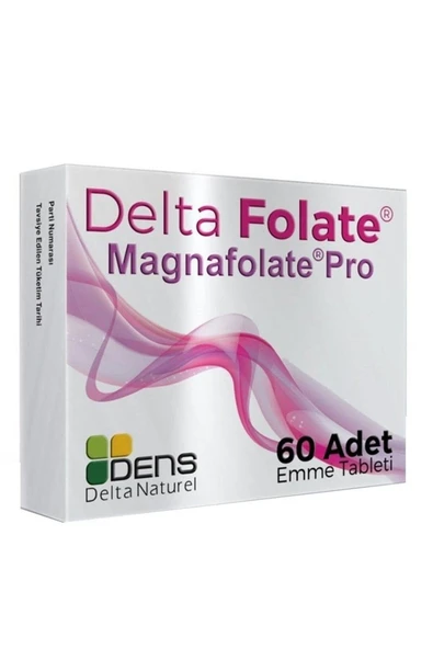 Delta Folate Magnafolate Pro 60 Tablet 8682048493697 ürün görseli