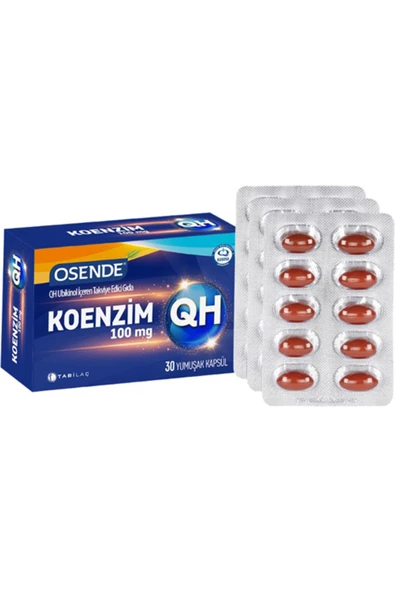 OSENDE Koenzim Qh 100 Mg 30 Kapsül 8680133000577 ürün görseli