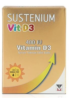 Sustenium Vitamin D3 400 IU Sprey 20 ml ürün görseli