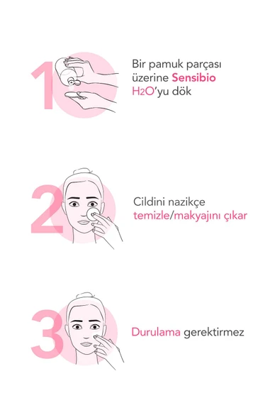 BIODERMA Sensibio H2o Micellar Makyaj Temizleme Suyu 850 ml Büyük Boy Hassas Ve Normal Ciltler 3701129801642 - Resim 5