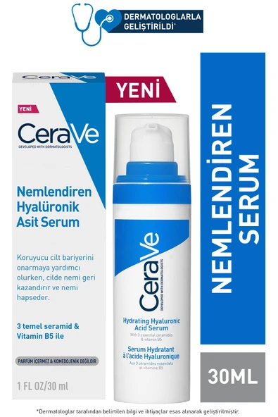 CERAVE Nemlendiren Hyalüronik Asit Serum 30 ml 3606000560833 - 1