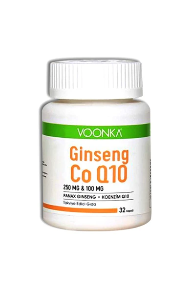 VOONKA Ginseng Coq10 Koenzim 32 Kapsül 8680807008298 ürün görseli