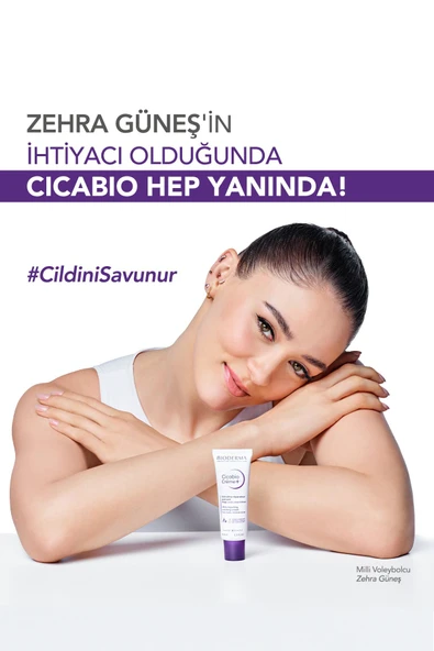BIODERMA Cicabio Cream+ Cilt Bariyeri Onarıcı Nemlendirici Yatıştırıcı Tüm Ciltler için Yüz Vücut Krem 40 ml 3701129810095 - 3