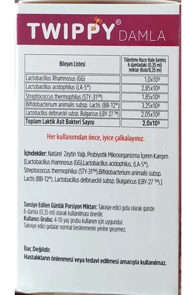 Twippy Damla 10ml - Resim 3