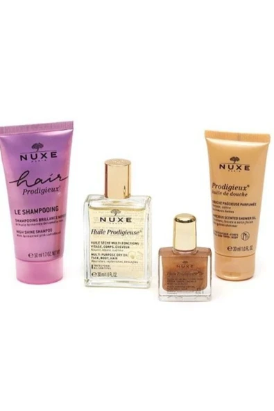 NUXE prodigieux bakım seti 4'lü - 3264680039690 - 3