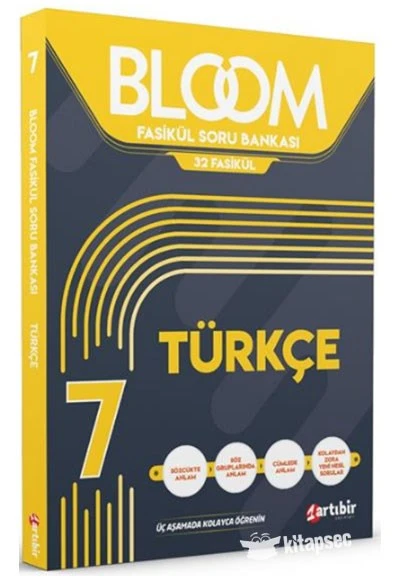 7. Sınıf Bloom Türkçe Soru Bankası Artıbir Yayınları ürün görseli