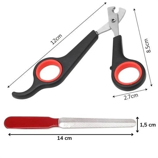 İpek Yıldızı® Evcil Hayvan Tırnak Makası Ve Törpü Seti Manikür Pedikür Pati Bakım Aleti Kaymaz Sap - 6