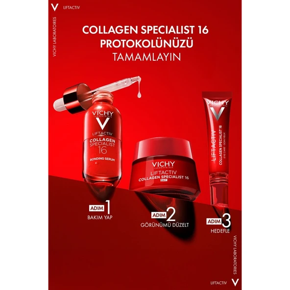 Vichy Liftactiv Collagen Specialist 16 Bonding Serum 30 ml - Resim 8