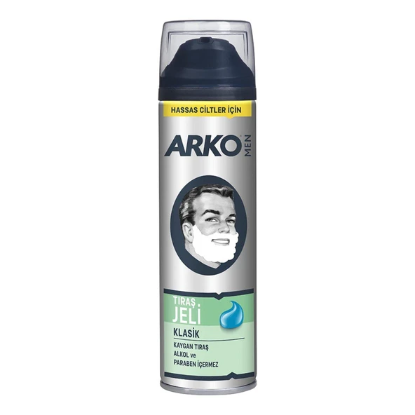 Arko Men Tıraş Jeli 200ml Hassas Ciltler Klasik ürün görseli 1