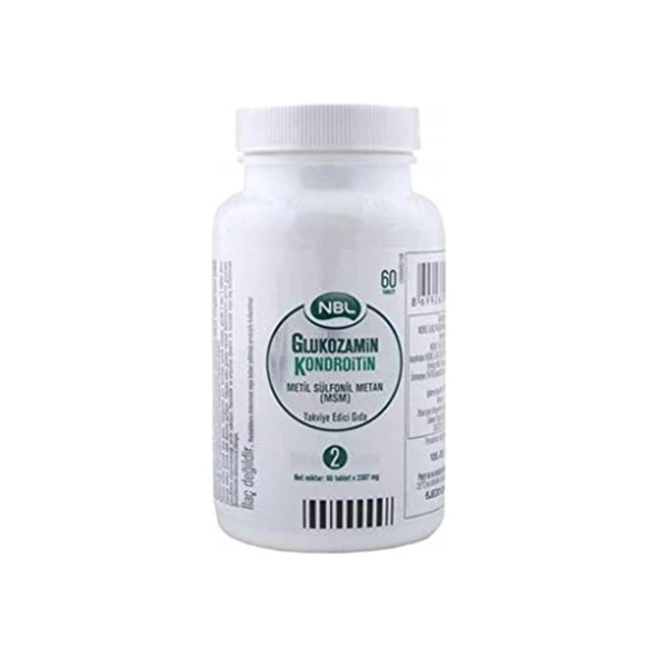 NBL Glukozamin Kondroitin Msm 60 Tablet 8699540091733 ürün görseli