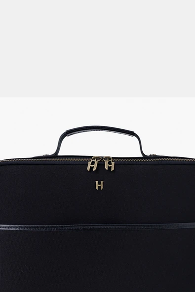 Boris Hakiki Deri Erkek 15,6" Tek Bölmeli Dizüstü Bilgisayar Çantası - Resim 8