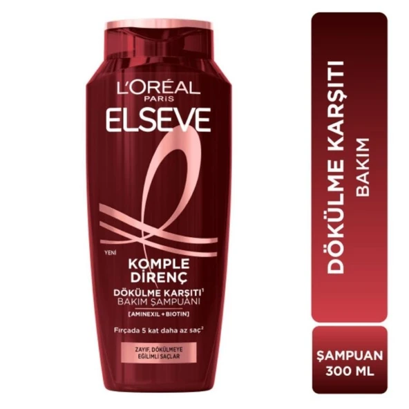Loreal Elseve Şampuan 300ml Komple Direnç ürün görseli 1