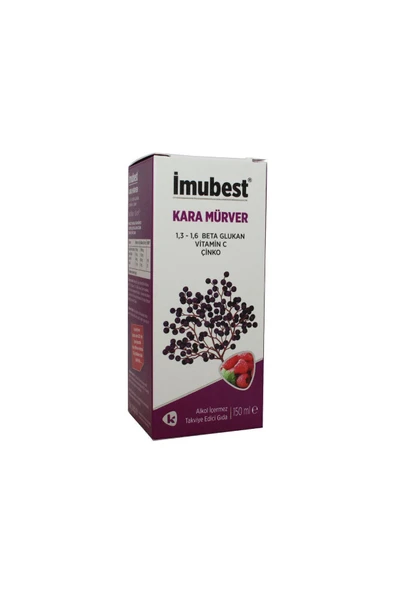 Imubest Kara Mürver 150 ml Şurup