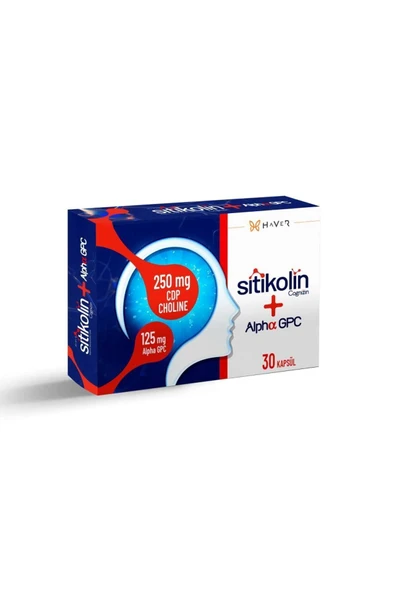 HAVER Sitikolin Cognizin Alpha Gpc 30 Kapsül 8680400772213 ürün görseli