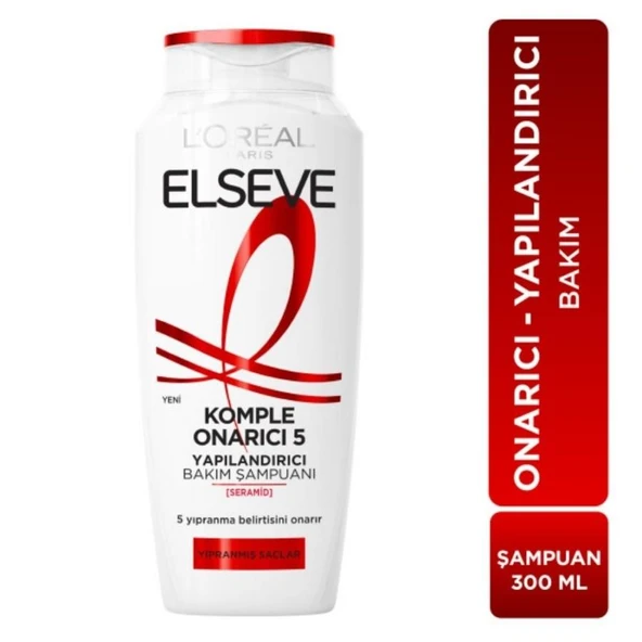 Loreal Elseve Şampuan 300ml Komple Onarıcı 5 ürün görseli 1
