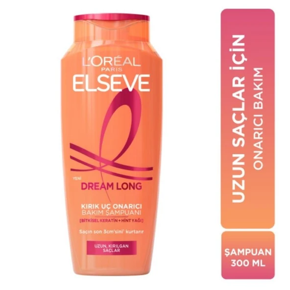 Loreal Elseve Şampuan 300ml Dream Long ürün görseli 1