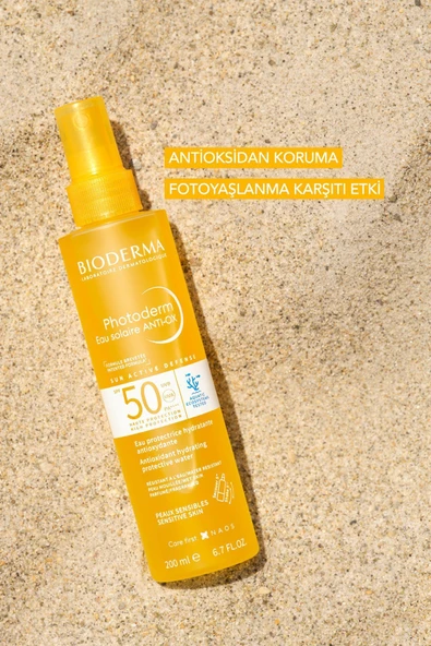 BIODERMA Photoderm Anti-ox Sun Protective Water Spf50 200 ml - Resim 3