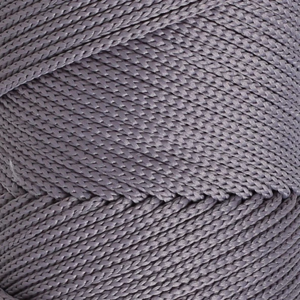 Loren Polyester Soft Macrame Gri El Örgü İpi - LM050 - 34448 - 2