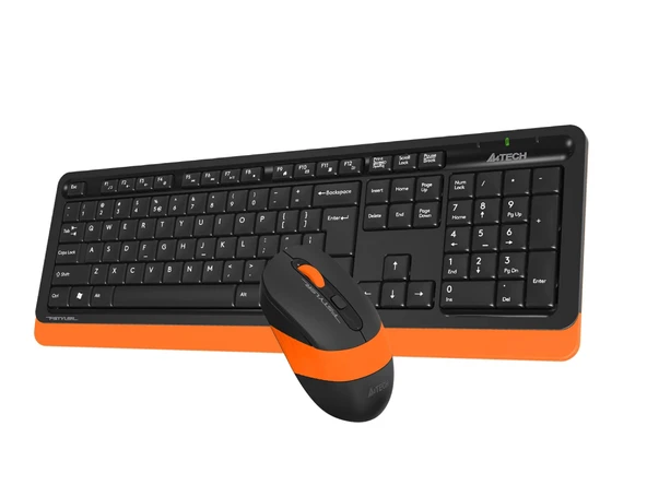 A4 Tech FG1010 Siyah-Turuncu Q Kablosuz Klavye Mouse Seti - 4