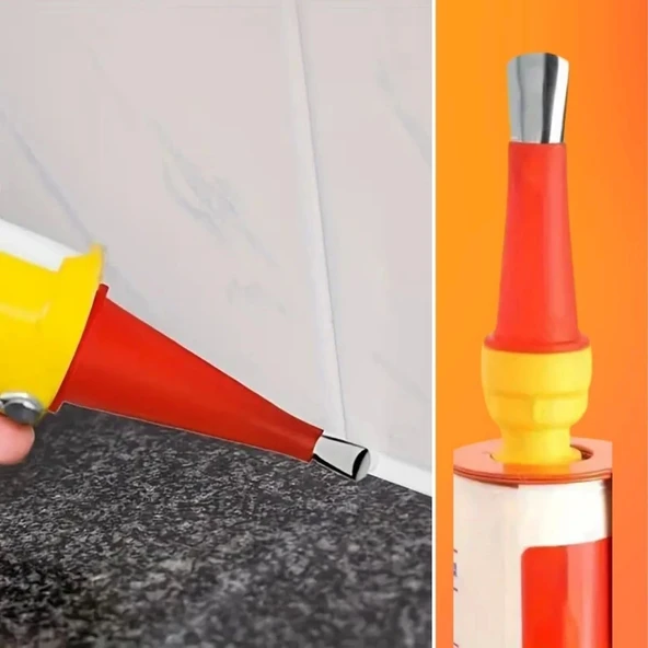 İpek Yıldızı®30 Parça Silikon Kalafat Mastik Alet Seti Mastik Ucu - Resim 4