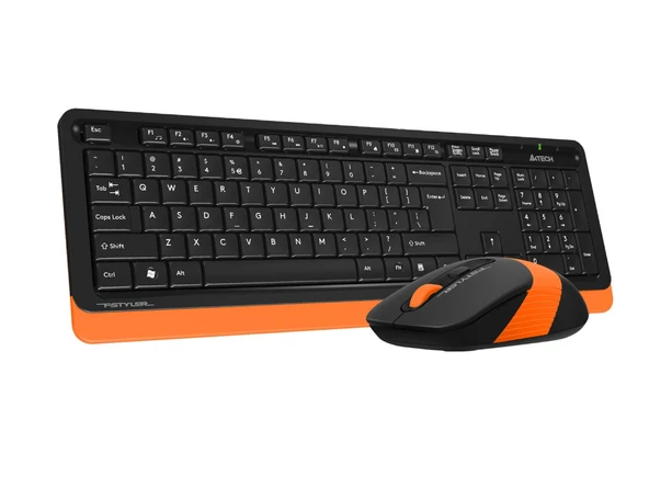 A4 Tech FG1010 Siyah-Turuncu Q Kablosuz Klavye Mouse Seti - 3